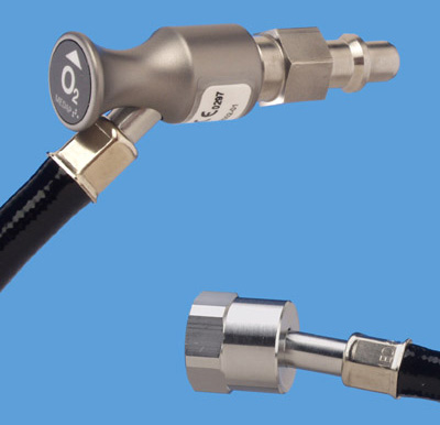 ATMOS Anschlussschlauch O2 DIN 3 m / farbneutral