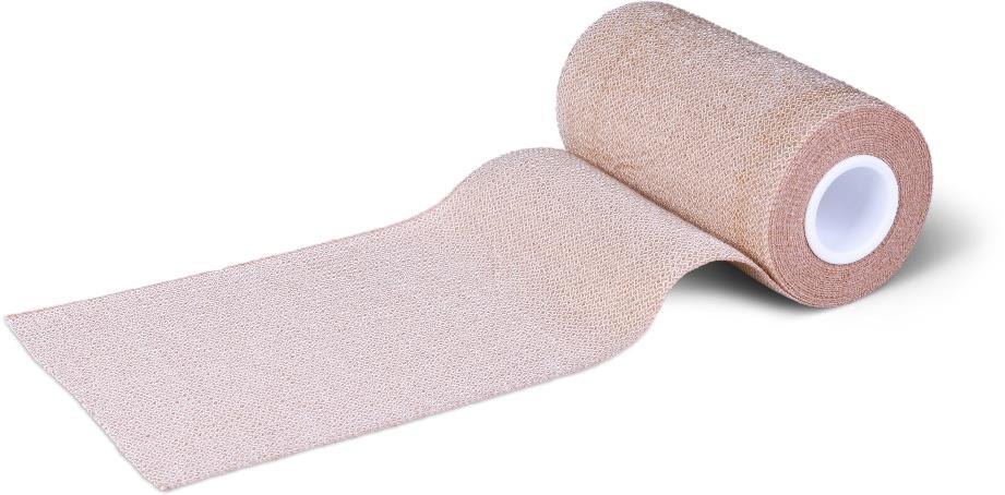 Fink & Walter FIWA®acryl – Acrylbinde 10cm x 2,5m, 100% Baumwolle, hypoallergen, längselastisch, kurzer Zug, hautfarben / 1 St. (REF 100001) / PZN: 04793411