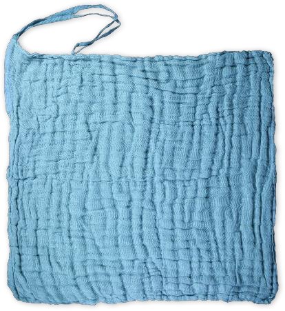 Fink & Walter FIWA®lap – Bauchtücher 40x40cm, 4-fach, Röko, VM 20DIN 14079 BW, blau, mit Schlaufe, vorgewaschen, gebündelt à 5 Stück (Btl. à 20 Bauchtücher) / 20 St. (REF 780004)