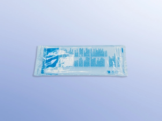 Dahlhausen Kalt-/Warm Kompresse HNO kurz transparent, 7,5x35 cm 10 Stk/Pkg / 1 Pg p.P. / REF: 9300000405