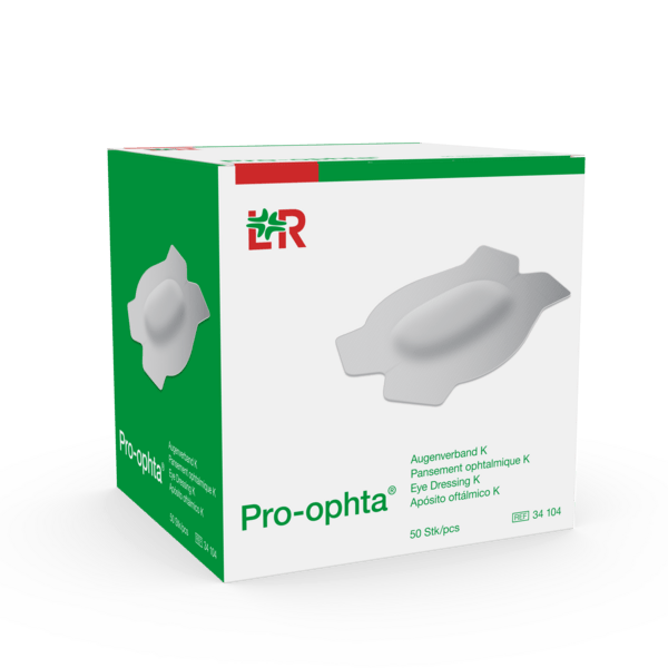 Pro-ophta Augenverband K 78x114mm, 50 Stück (REF 34104) / PZN: 07202155