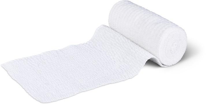 4PRAX®uni / El. Universalbinde 10cm x 5m, dauerelastisch, mittlerer bis kurzer Zug, rohweiß, Pckg. à 10 Stück / REF: 815107FP / PZN: 20230469