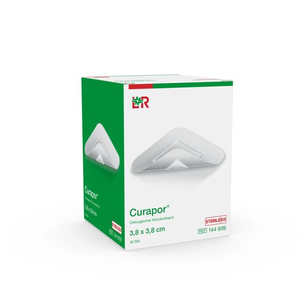 Curapor chirurgischer Wundverband steril, 3,8x3,8cm, 50 Stück (REF 144909) / PZN: 17977408