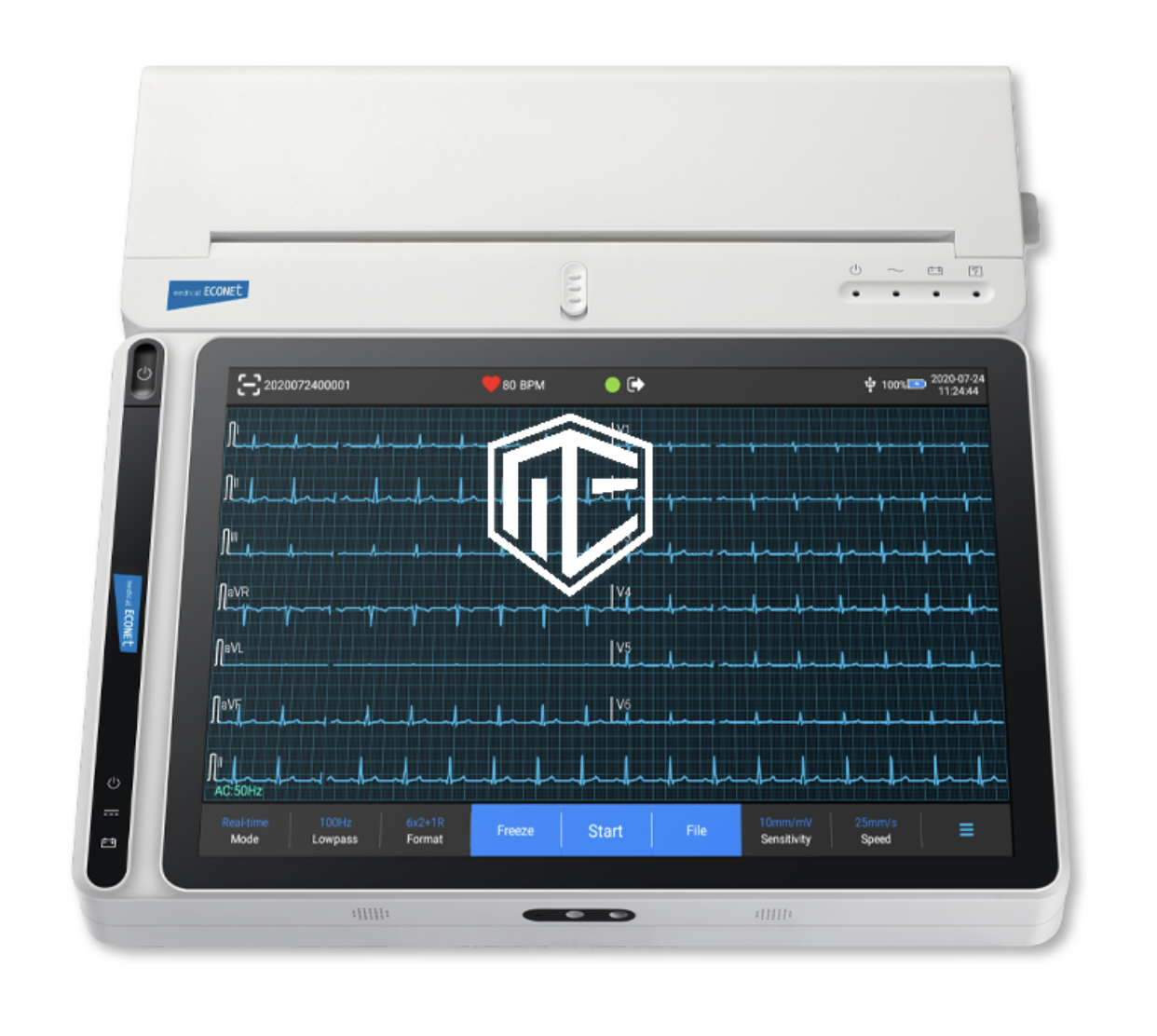 Cardio M PAD 10 / inkl. Docking-Drucker (Tablet-EKG) / REF:  30.11-6002