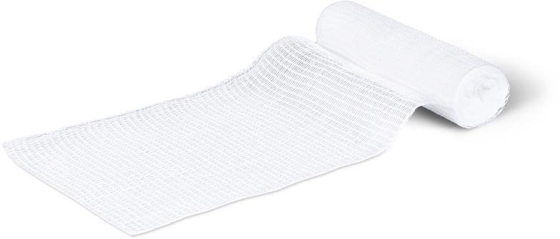 Fink & Walter FIWA®in-elast – Mullbinden 10cm x 4m nackt, 100% Baumwolle, starr, 20-fädig, VM 20 DIN 14079 BW, Pckg. à 20 Stück / 20 St. (REF 1739017) / PZN: 04868215