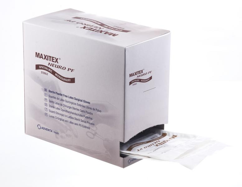 Maxitex Neuro OP-Handschuhe Gr. 8 AP 50 Mikrochir. Handschuhe, puderfrei (REF 102119)