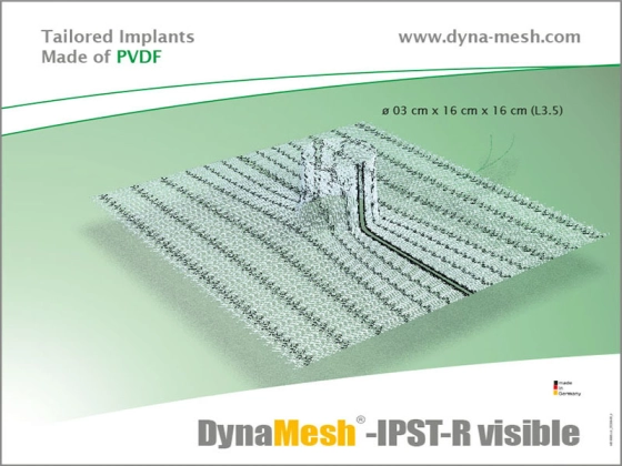 Dahlhausen DynaMesh®-IPST-R vis. 16x16 cm, z. Rep., geschl., Dom 3,5 cm Dm. 3 cm 1 Stk/Pkg / 1 Pg p.P. / REF: 2610780315 / PZN: 19389377