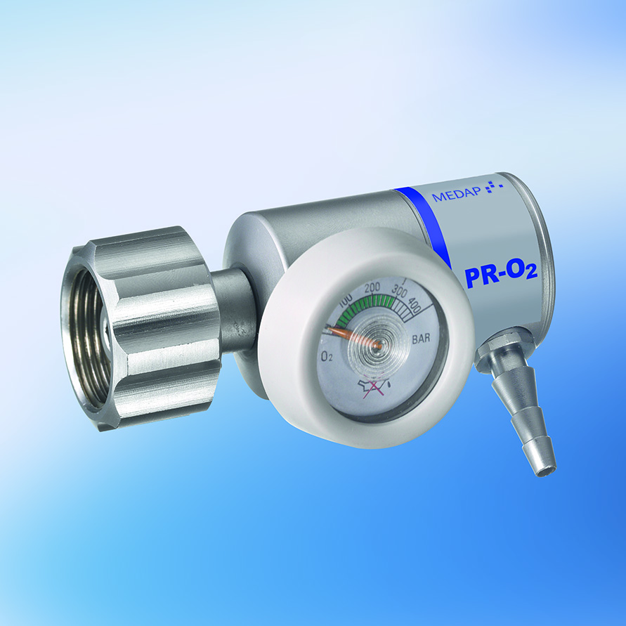 ATMOS DM O2, kurzer Anschl., fixer Durchfluss 4 l/min