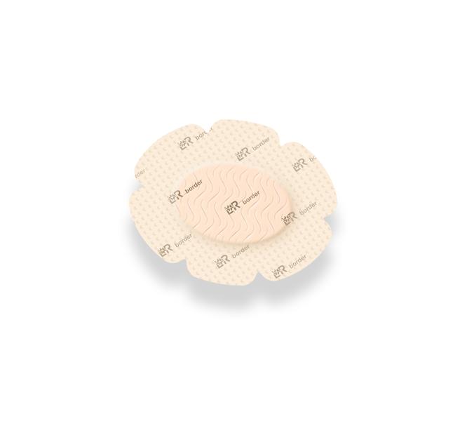 Suprasorb P SensiFlex PU-Schaumv. steril multisite border lite, 7,5x9,5cm, 10Stk (REF 400209) / PZN: 19445408