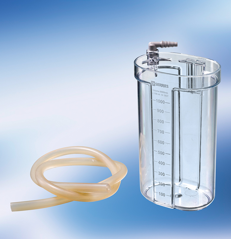 ATMOS AS Sekretabsaugung / tragbar / 1 l / Serres®