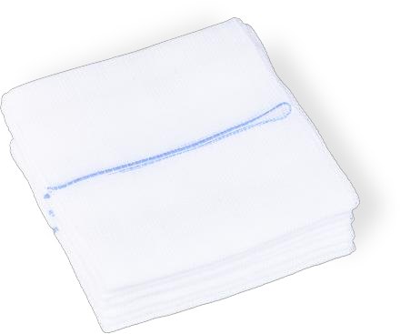 Fink & Walter FIWA®komp - Mullkompressen steril 10x10cm, 12-fach, Röko, VM 17 DIN 14079 BW, doppelt verpackt mit Zählkarte, Set à 20 Stück / 20 St. (REF 520010) / PZN: 11518220