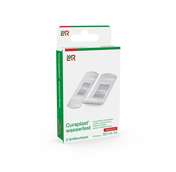 Curaplast wasserfest Pflasterstrips 2 Größen, 20 Stück (REF 145150) / PZN: 18032408