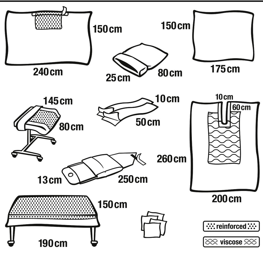 Foliodrape® Protect Plus Schulter-Arthroskopie-Set III; extra verstärkt / 5 St. p.P. / REF: 938702