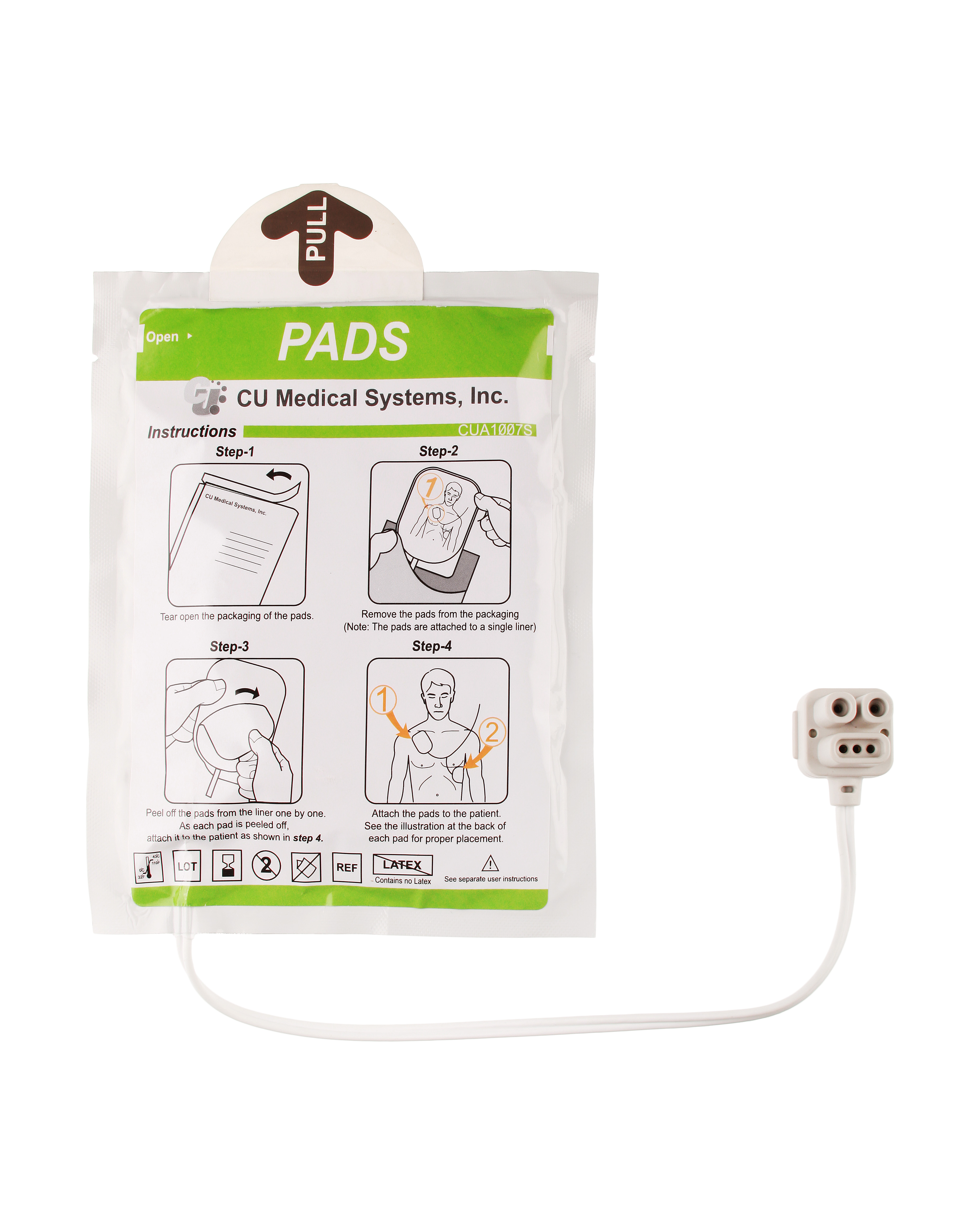 Defibrillationselektroden für Erwachsene - iPAD CU-SP Serie / 1 St. p.P. / REF: R-SP-OA03
