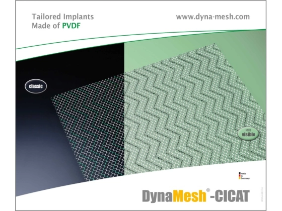 Dahlhausen DynaMesh®-CICAT, PVDF, 10x35 cm, Prophylaxe nach Längsschnitt 1 Stk/Pkg / 1 Pg p.P. / REF: 2611091035 / PZN: 11034953