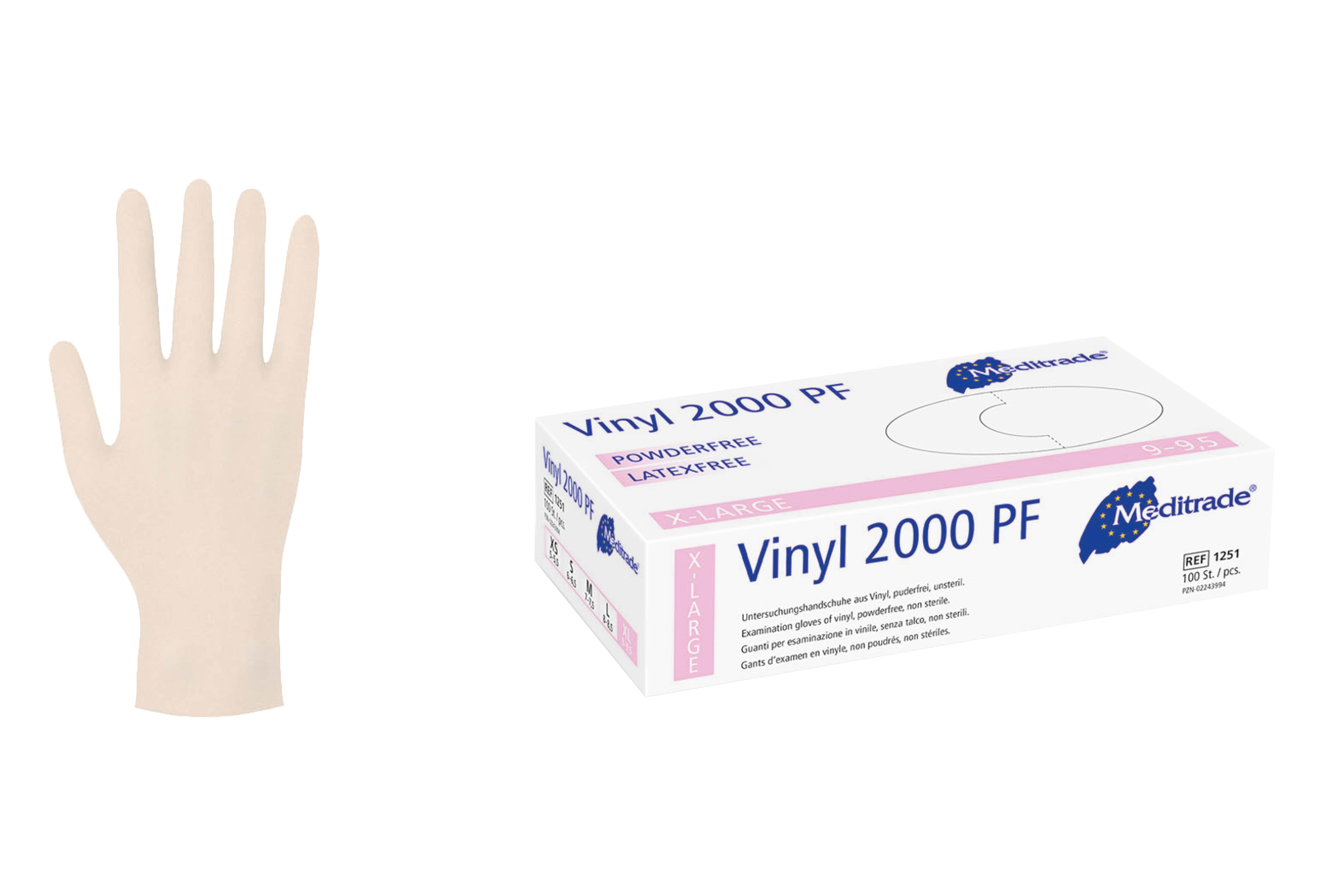 Meditrade Vinyl 2000 PF (Größe S - M - L - XL)