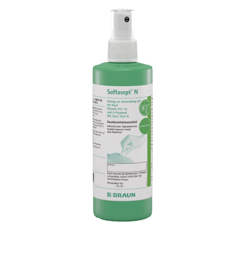 Softasept® N Hautdesinfektionsmittel /  farblos / 1 St. p.P. / REF: BRM-3887138 / PZN: 08505018