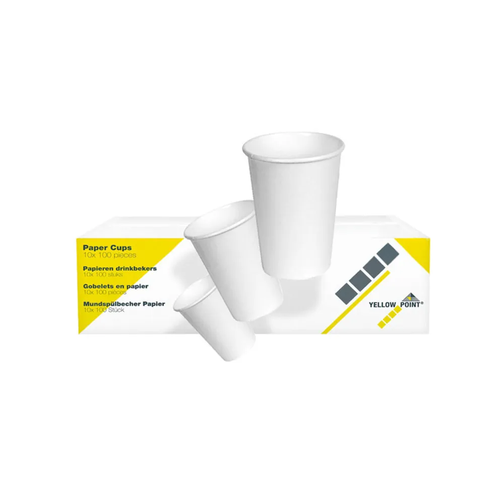 Yellow Point Papierbecher 180ml 50 Stück pro Packung
