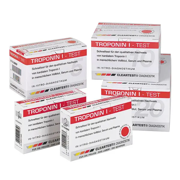 Servoprax / CLEARTEST Troponin I / 5 Teste / PZN: 02470448 / REF: C3 26005V