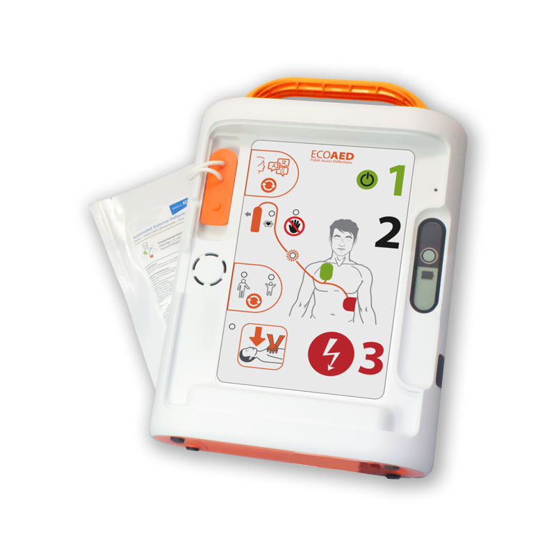 ECO-AED Laien-Defibrillator / Voll- oder Halbautomatisch