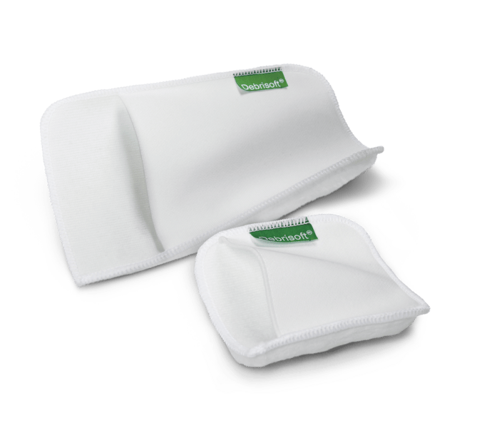 Debrisoft Pad Wundbettvorbereitung steril, 13x20cm, 5 Stück (REF 34323) / PZN: 13155201