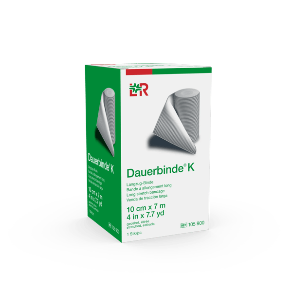 Dauerbinde K Langzugbinde 10cmx7m, einzeln verpackt (REF 105900) / PZN: 12588990