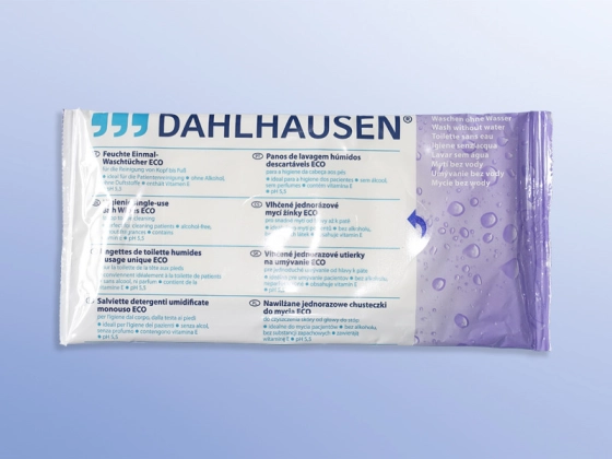 Dahlhausen Einmal-Waschtuch ECO 8 Stk/Pkg / 1 Pg p.P. / REF: 7599000012 / PZN: 09882088