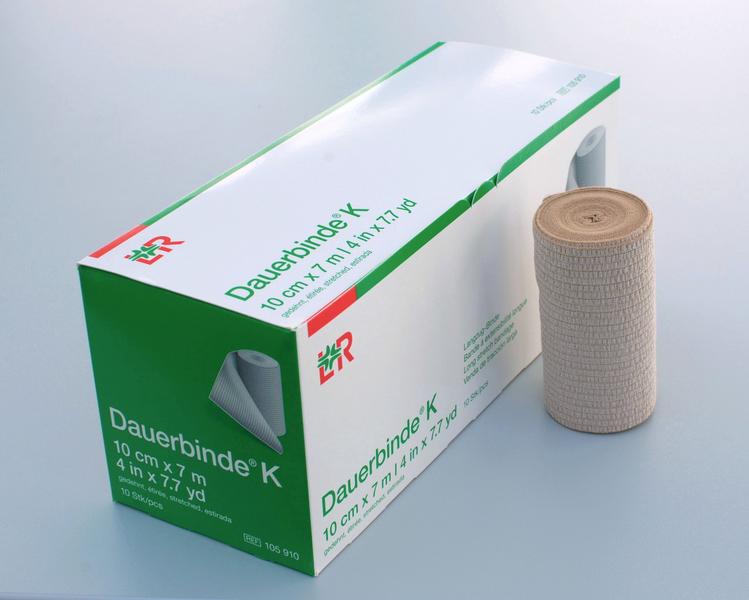 Dauerbinde K Langzugbinde 10cmx7m, 10 St.lose im Kt. (REF 105910) / PZN: 12588949