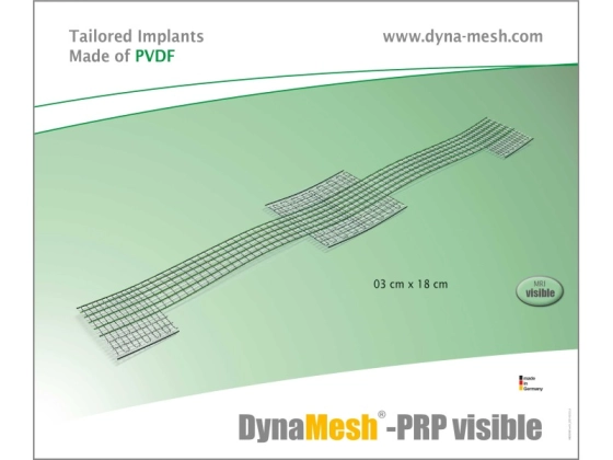 Dahlhausen DynaMesh®-PRP visible 3x18 cm 1 Stk/Pkg / 1 Pg p.P. / REF: 2627540318 / PZN: 19390357