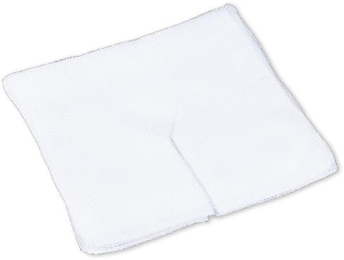 Fink & Walter FIWA®komp – Schlitzkompressen MULL steril 10x10cm, 12-fach, VM 17 DIN 14079 BW, Pckg. à 25x2 Stück / 50 St. (REF 324024) / PZN: 15436418