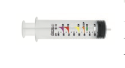 Zubehör für Larynx-Tuben / Spritze / Für Larynx-Tubus, farbkodiert, mit Luer Ansatz, zum Einmalgebrauch / 100ml / 10St. p.P. / REF:  54-04-555